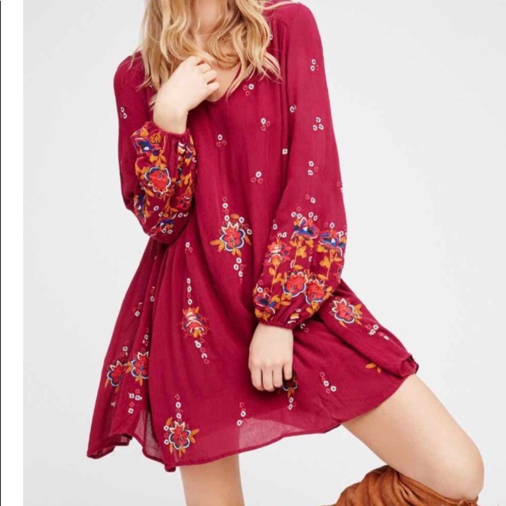 ⭐️NWT Free People embroidery dress